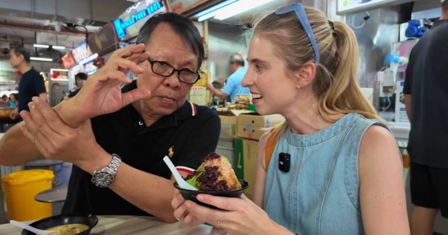 Australian YouTuber goes on Singapore food adventure as taxi drivers decide what she eats, Lifestyle News