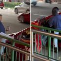 Man arrested for public drunkenness after kicking taxi’s side-view mirror in Chinatown