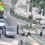 Motorcyclist, 19, taken to hospital and assisting with investigations after accident in Bukit Panjang