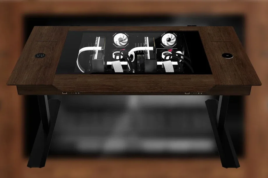 Lian Li DK-07 Wood desk PC chassis