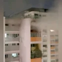 2 taken to hospital after fire breaks out in Hougang HDB flat