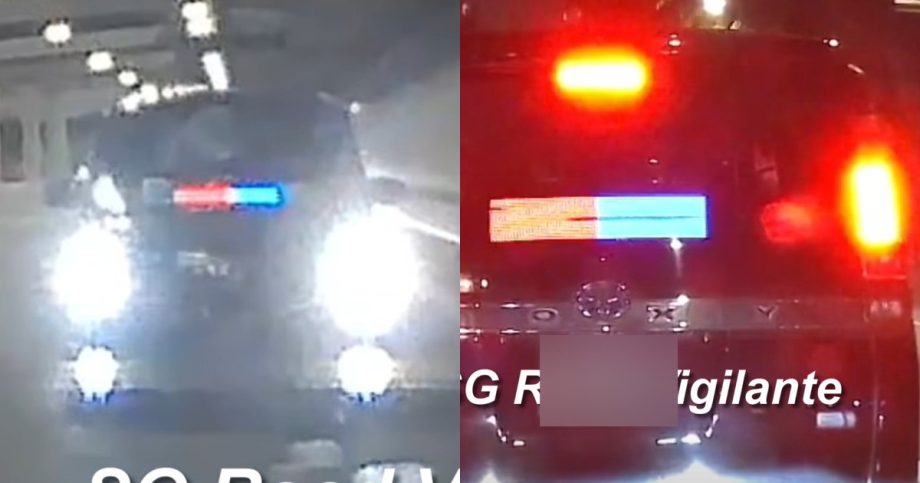 Police or not? Driver confused after giving way to Toyota MPV with red and blue LED blinkers, Singapore News Police or not? Driver confused after giving way to Toyota MPV with red and blue LED blinkers, Singapore News