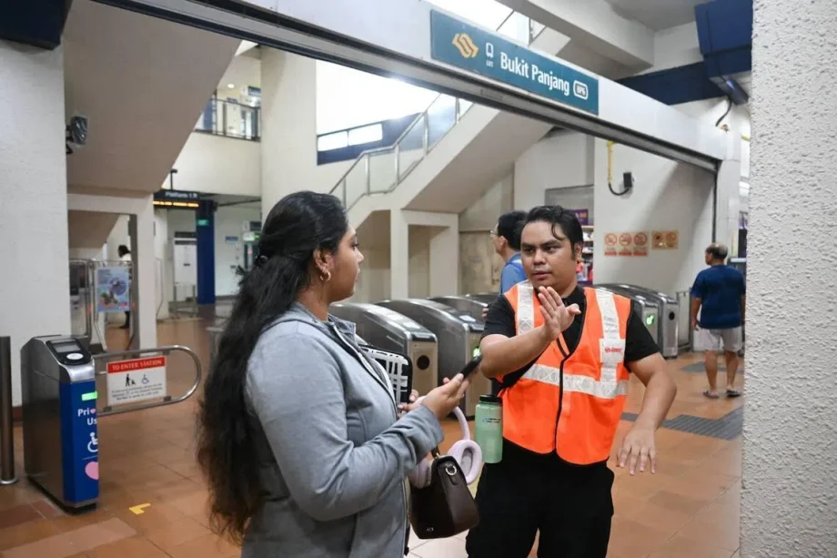 No train service on Bukit Panjang LRT between Senja and Bukit Panjang after man falls onto track