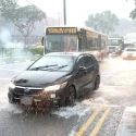 Driver donates 0 after splash incident