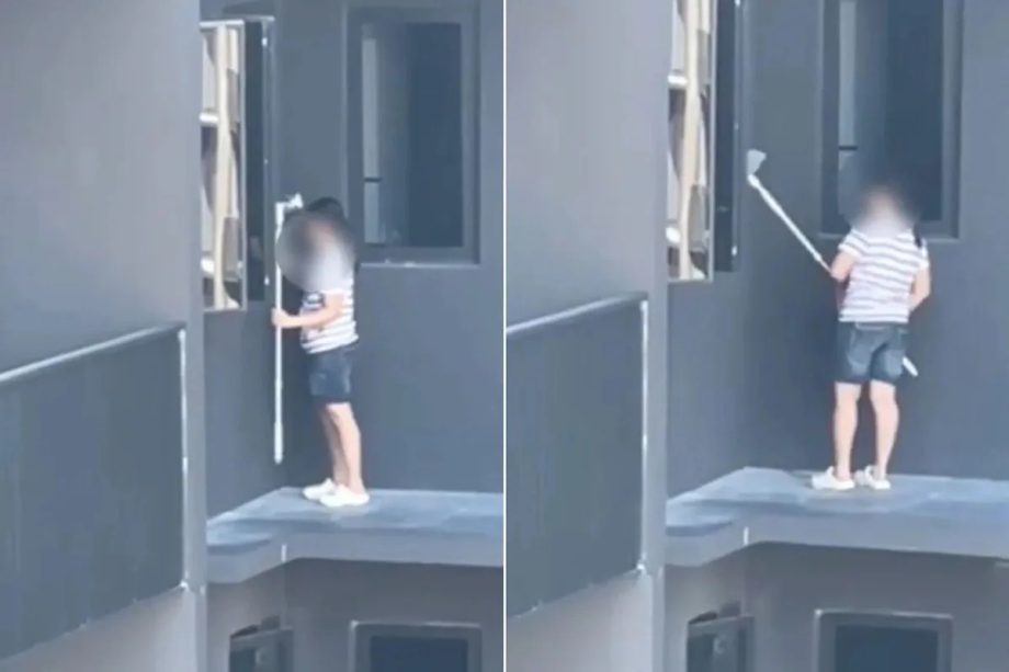 MOM investigating after helper seen cleaning window on 24th-floor ledge at Lentor condo MOM investigating after helper seen cleaning window on 24th-floor ledge at Lentor condo