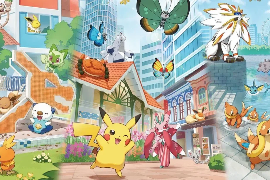 Pokemon Center Singapore reopens with Solgaleo mascot