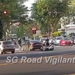 One person taken to hospital after collision between motorcycle and car in Clementi