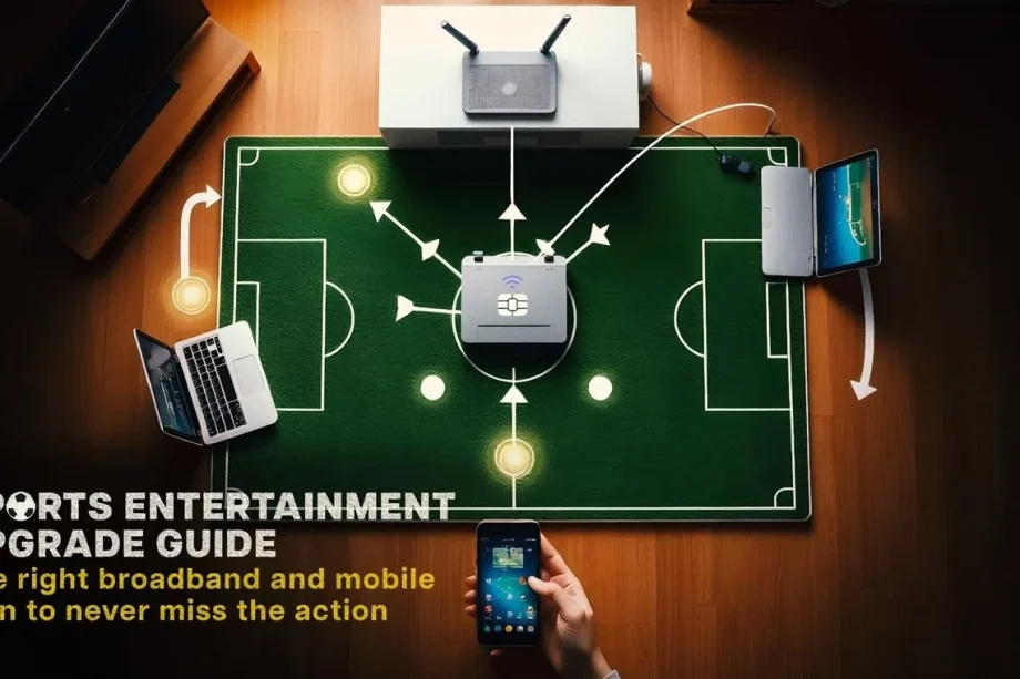 Upgrading your broadband and mobile data for the best sports watching experience? Here’s what to consider Upgrading your broadband and mobile data for the best sports watching experience? Here’s what to consider