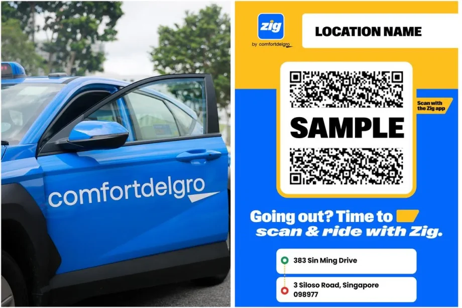 ComfortDelGro launches QR codes for easier ride booking