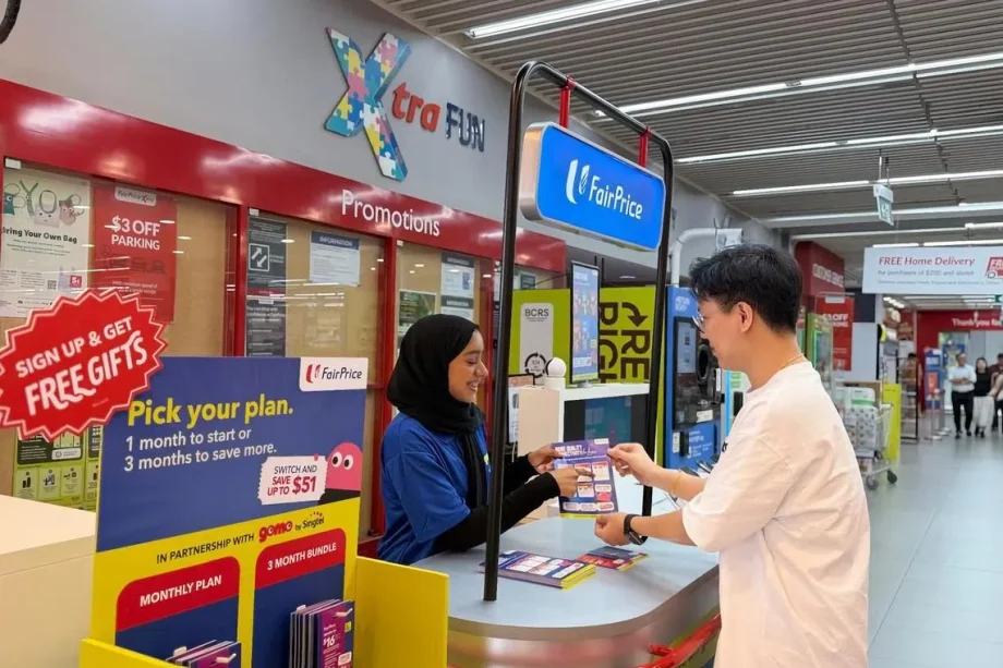 Singtel GOMO SIMs at FairPrice Xtra stores Singtel GOMO SIMs at FairPrice Xtra stores
