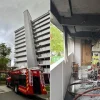 1 taken to hospital after fire in Simei; likely to have originated from power bank being charged
