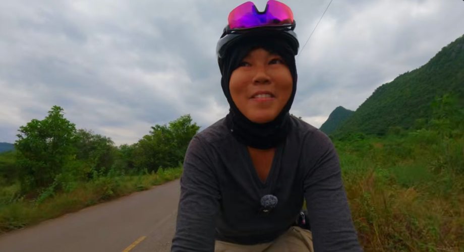 Singapore woman cycles alone across Southeast Asia, sharing lessons from the road