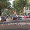 One person taken to hospital after collision between motorcycle and car in Clementi