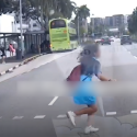 ‘What if she falls?’ Girl dashes across Pasir Ris road, nearly gets hit by car, Singapore News