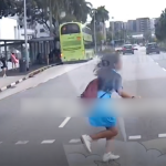 ‘What if she falls?’ Girl dashes across Pasir Ris road, nearly gets hit by car, Singapore News