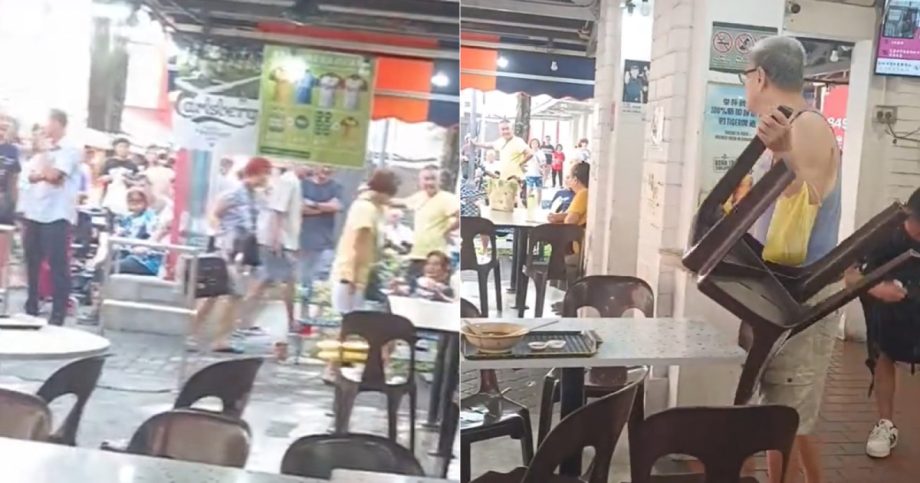 ‘How can a man hit a woman?’ Customers caught in crossfire during fight in Yishun coffee shop, Singapore News