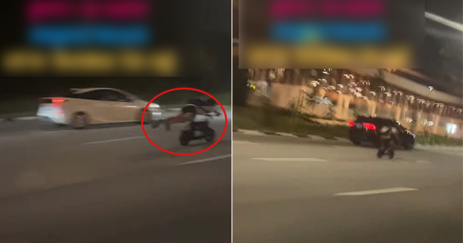 Teen seen speeding down Keppel Road on PMD while doing ‘Superman’ stunt, Singapore News