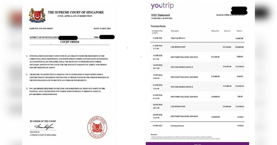 26-year-old man becomes 27th Malaysian to be arrested for alleged involvement in scam, Singapore News