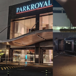 Car lands on side along Marina Bay hotel driveway after accident with taxi; female passenger and infant daughter taken to hospital, Singapore News