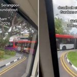 Buses come to standstill at Serangoon Gardens roundabout, passenger says it’s ‘related to PMD’