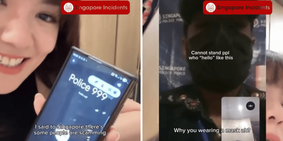 Suspected scammer poses as S’pore police officer, gets flustered after woman ‘trolls’ him