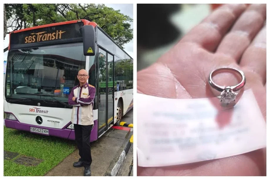 SBS bus driver returns ,000 diamond ring SBS bus driver returns ,000 diamond ring