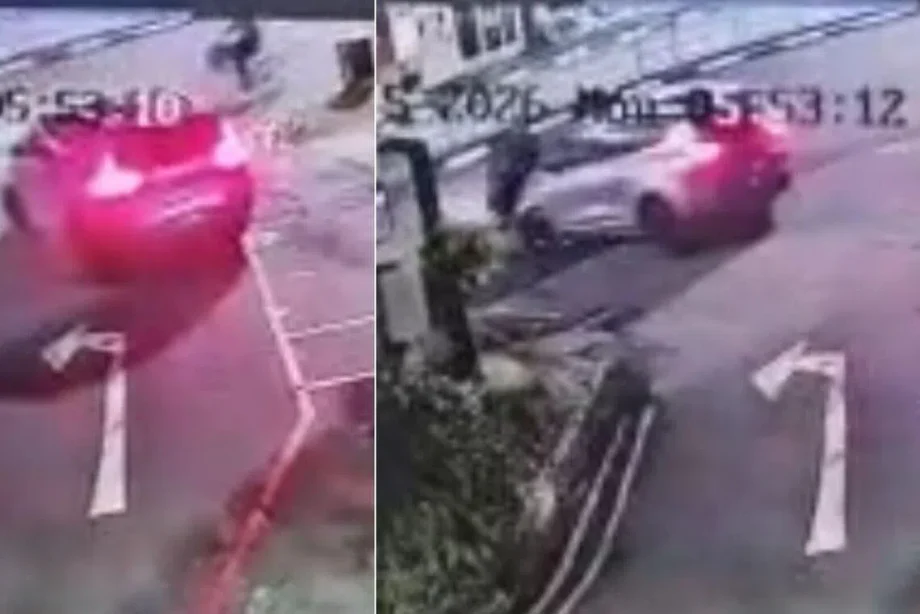 Cyclist taken to hospital after getting pinned under car in accident near Balestier Point