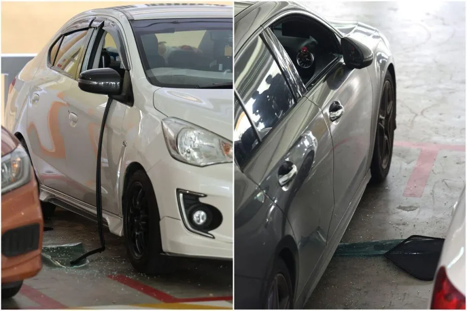 Man arrested after allegedly smashing car side windows, stealing items in Tengah, Bukit Batok