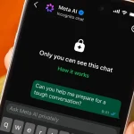 WhatsApp introduces incognito mode for conversations with Meta AI