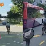 Cyclist safety: Boy rides without helmet in Sengkang
