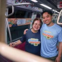 Childhood cancer stories on MRT train to inspire people to shave heads in solidarity with survivors