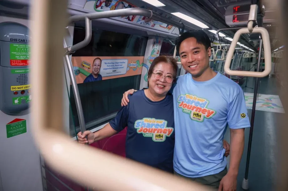 Childhood cancer stories on MRT train to inspire people to shave heads in solidarity with survivors