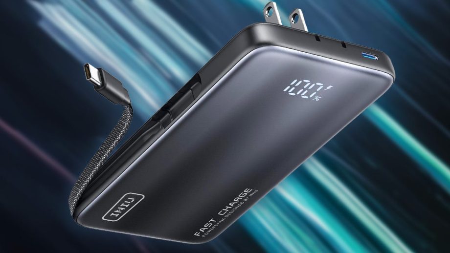 Save 49% Off This Iniu 10,000mAh 45W Power Bank with Built-In AC Plug and USB Cable Save 49% Off This Iniu 10,000mAh 45W Power Bank with Built-In AC Plug and USB Cable
