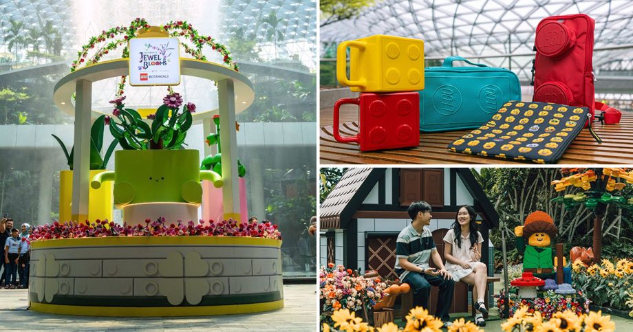 Jewel Changi Airport Blooms with 800,000 LEGO Bricks, Floral Installations and Exclusive Merch Jewel Changi Airport Blooms with 800,000 LEGO Bricks, Floral Installations and Exclusive Merch