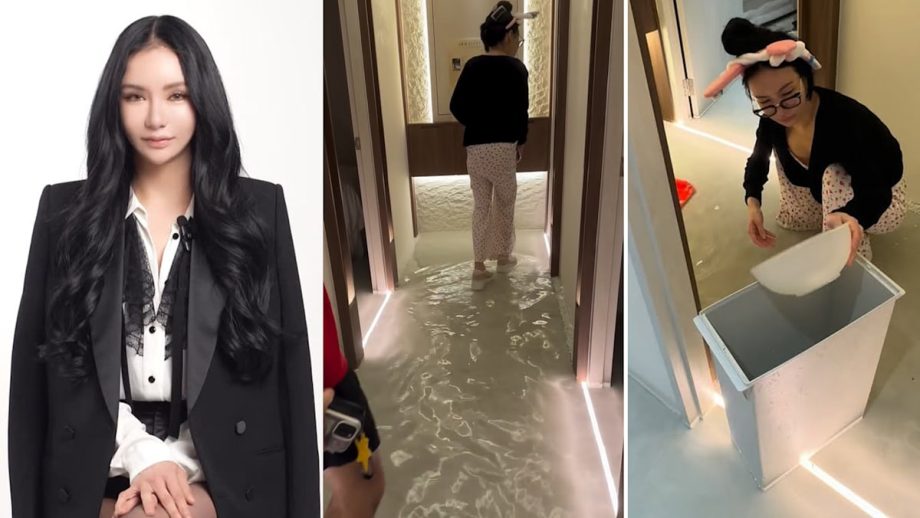 Kim Lim Gets Hands-On Scooping Water From Her Flooded Wellness Space At 5am After Pipe Burst Kim Lim Gets Hands-On Scooping Water From Her Flooded Wellness Space At 5am After Pipe Burst