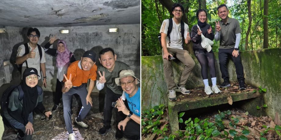 MP Zaqy Mohamad & volunteers find WW2 bunker in Marsiling forest, discover traces of old kampungs