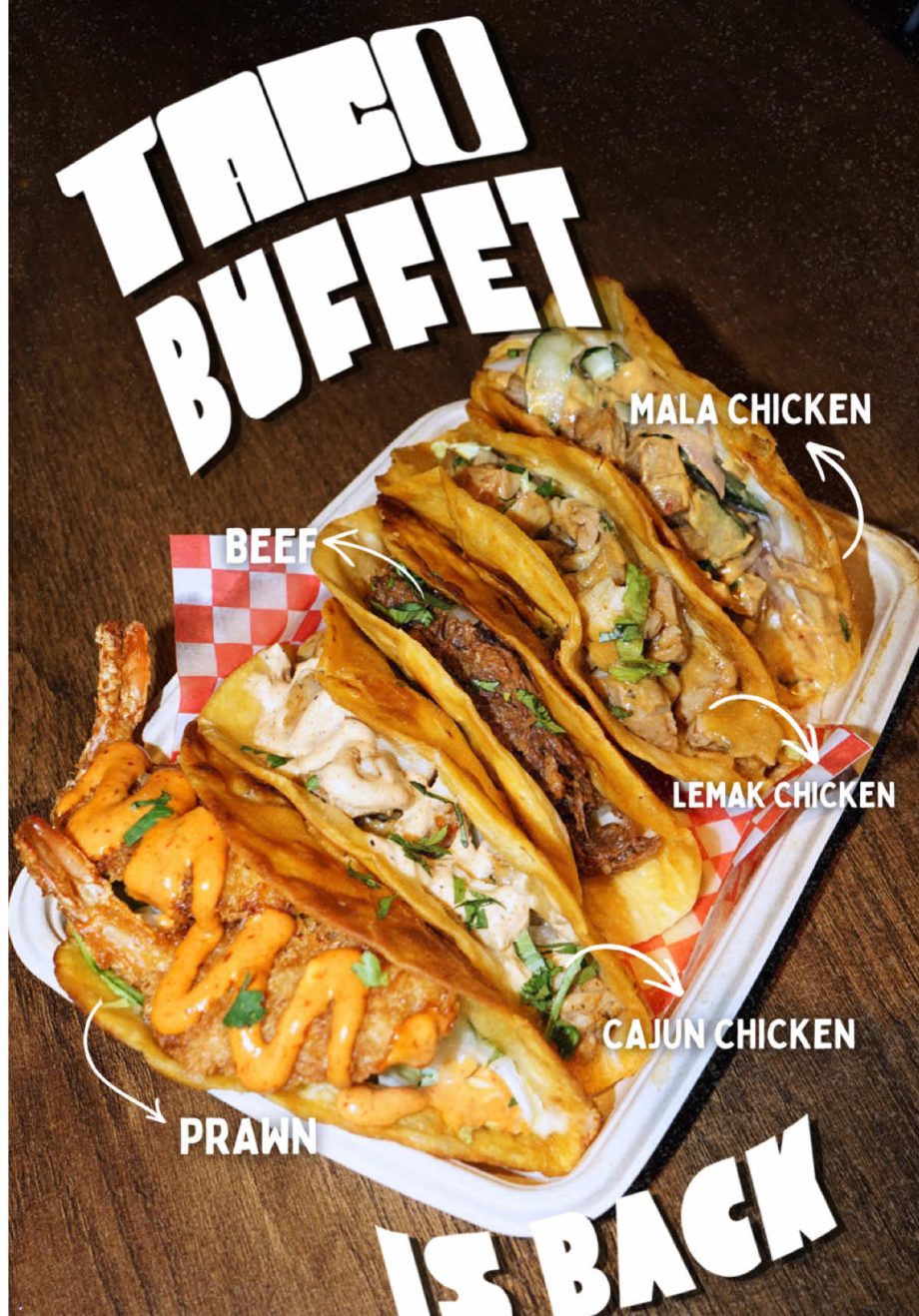 @boredtacos  Taco Buffet Is Back!!   19th May 2026  12:00PM – 10:30PM (Last Orde…