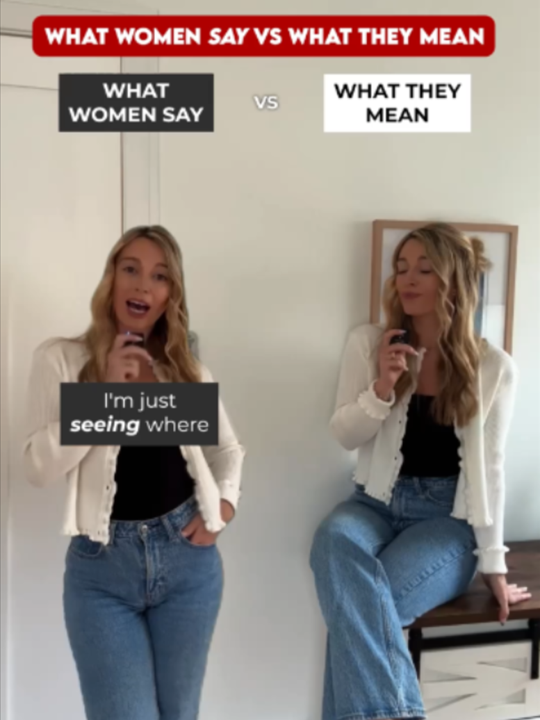 @datingwithgracie What she actually means when she says this datingcoachformen d… @datingwithgracie What she actually means when she says this datingcoachformen d…