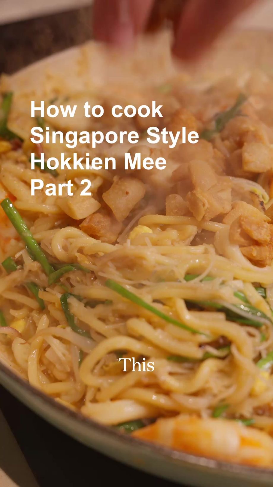 @thepantryboy Making Singapore-Style Hokkien Mee — Part 2 Now for the cooking. N…