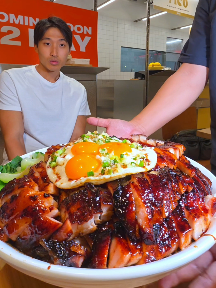 @zermattneo 8KG CHARSIU RICE BOWL slammed in 46mins! Easy work when the charsiu …