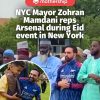 @mothershipsg Zohran Mamdani was seen sporting a custom-made Arsenal F.C. blue a…