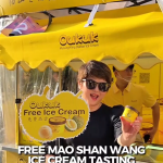 @myfoodiegallerysg FREE Mao Shan Wang ice cream tasting at Ngee Ann City! Simply…
