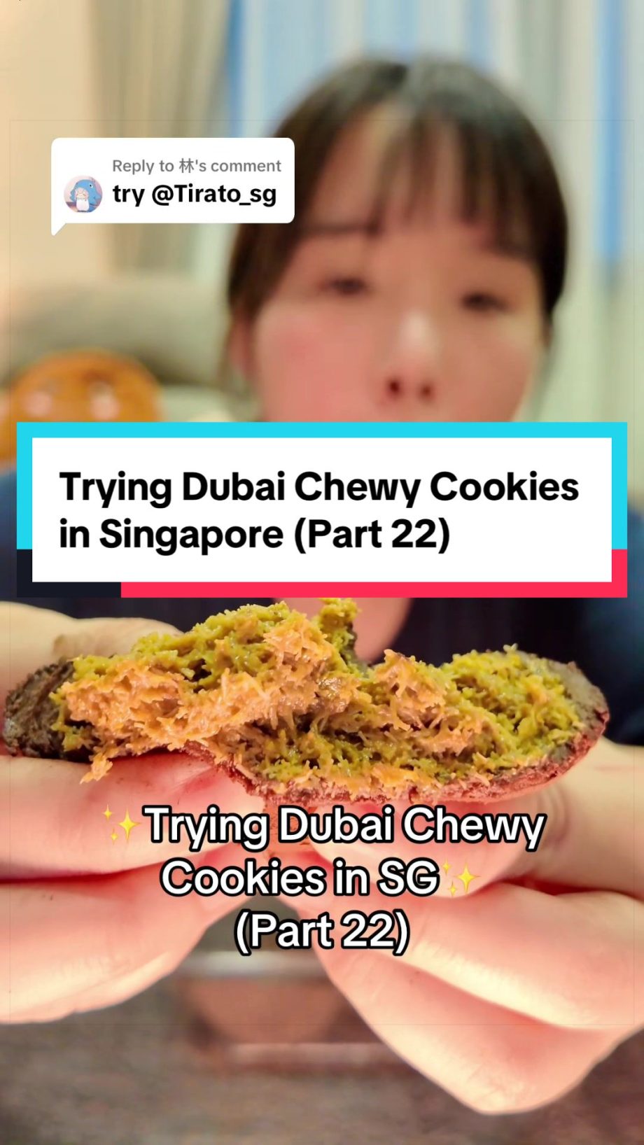 @redfroot Replying to @林 Trying every Dubai Chewy Cookie in Singapore (Part 22: …