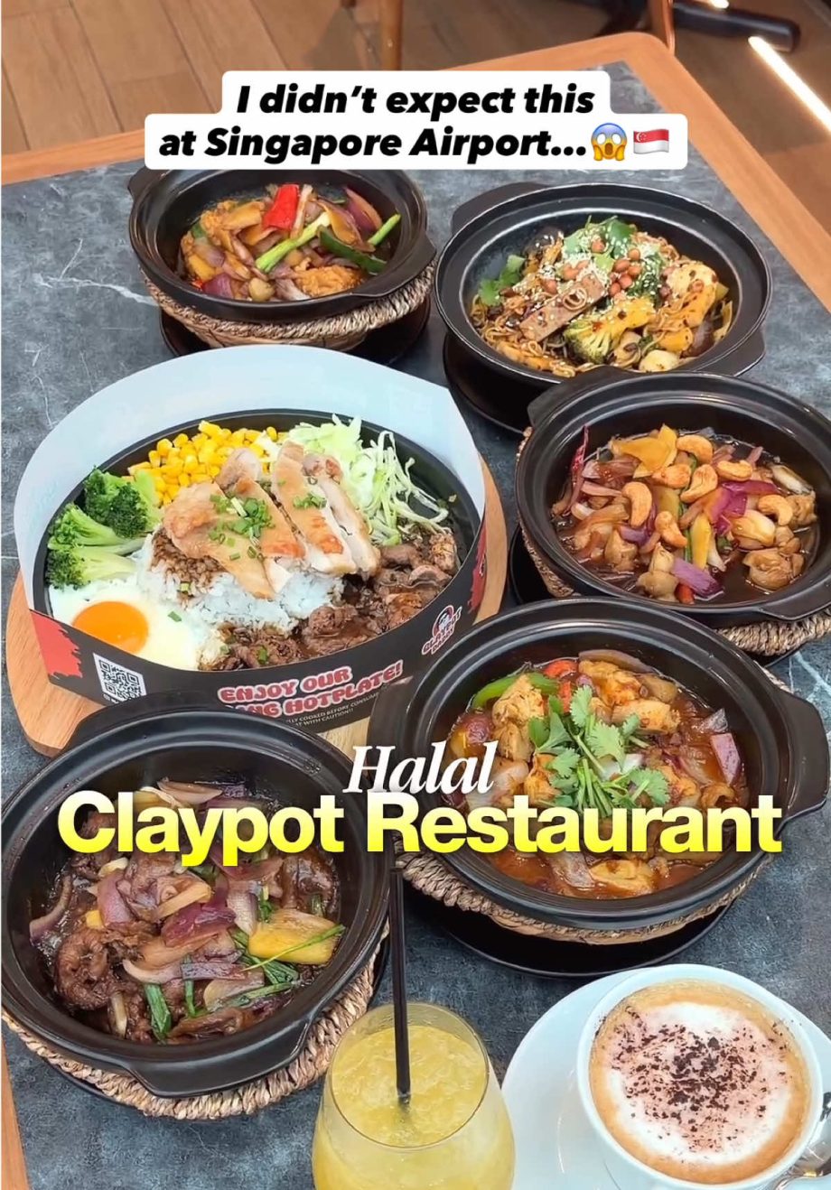 @idris.explores Halal claypot food INSIDE Changi Airport?  Found this spot at Te…