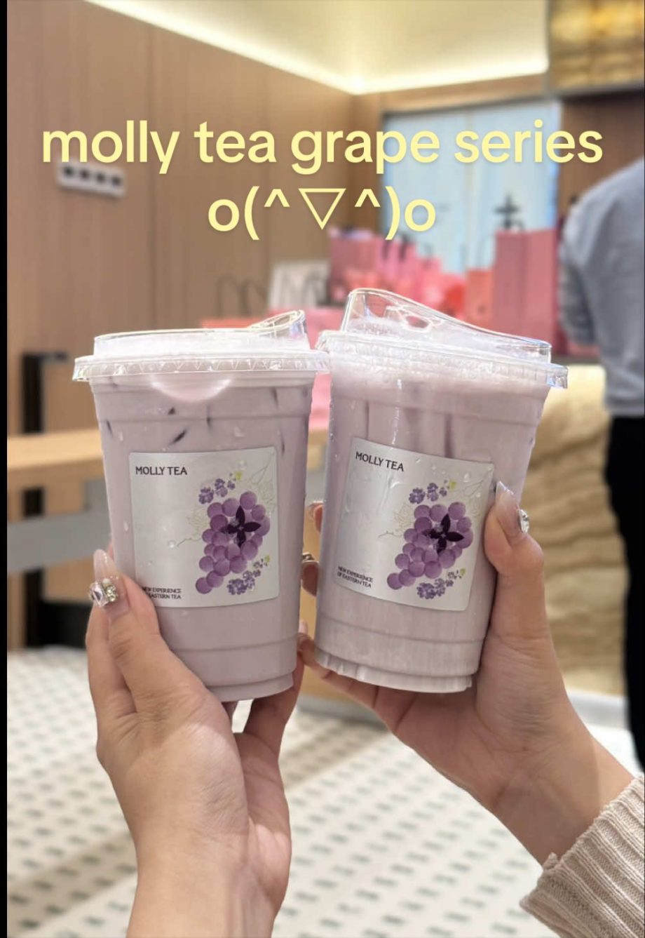 @dd.dannyy hehe my first impressions of the new grape series from @MollyteaSG o(… @dd.dannyy hehe my first impressions of the new grape series from @MollyteaSG o(…