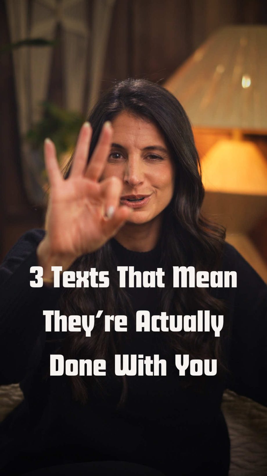 @sabrina.zohar These three texts mean they’re actually done with you. “I’ve just…