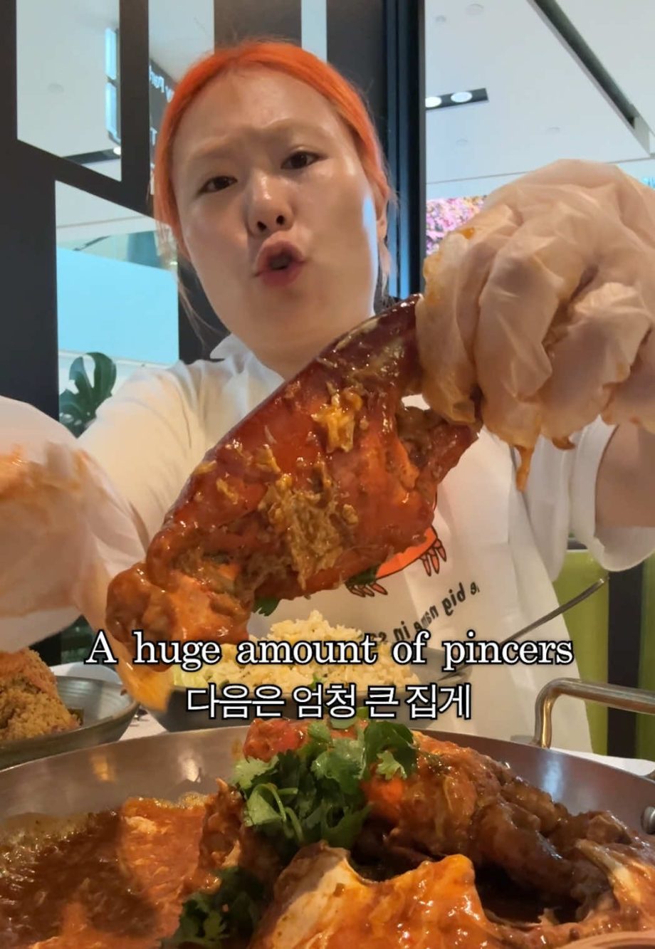 @soobingsootv Is it really good ..? Jumbo seafood chilli crab in Singapore 싱가포르에…
