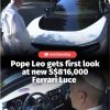 @mothershipsg  from holy water to horsepower  Pope Leo XIV got a glimpse of Ferr…