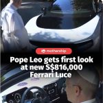 @mothershipsg  from holy water to horsepower  Pope Leo XIV got a glimpse of Ferr…