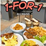 @sgteledeals 1-for-1 Mains in Orchard?!?   Enjoy 1-for-1 deals on all mains, sav…